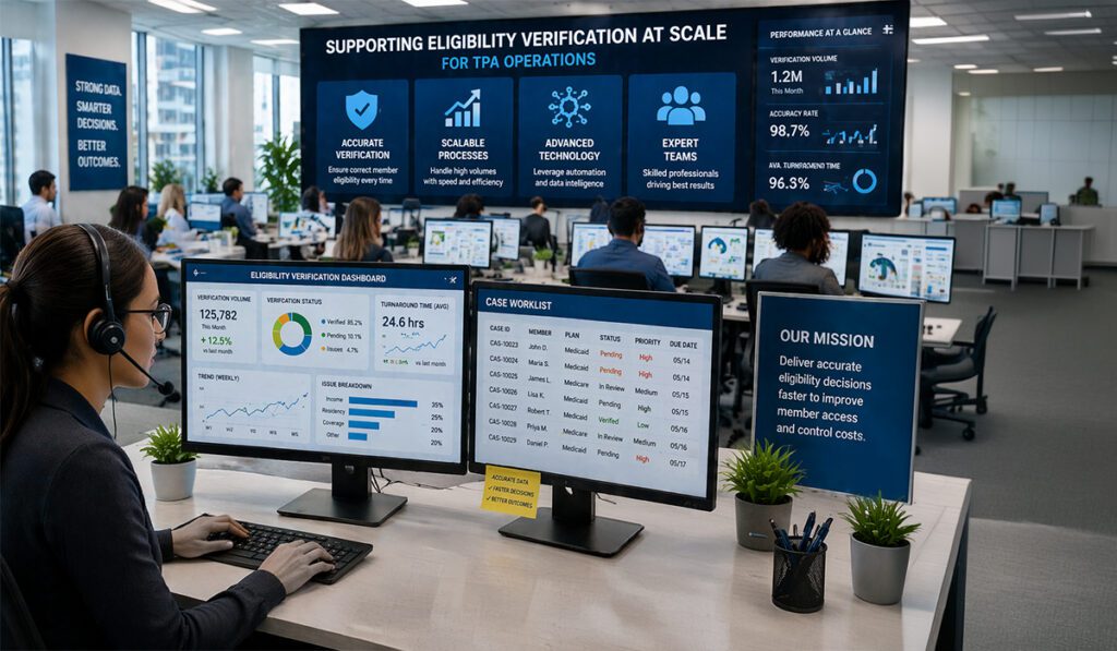 Supporting Eligibility Verification at Scale for TPA Operations